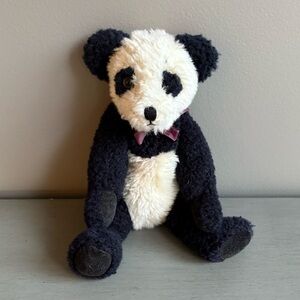 Vtg Boyds Bear Collection Ogden J. B. Bean The Panda Plush Bear Outfit 1985-95